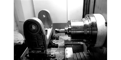 BG视讯精机HMC-63卧式加工中心，四面多工序加工，阐扬壮大加工机能